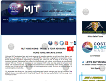 Tablet Screenshot of mjtravelhk.com